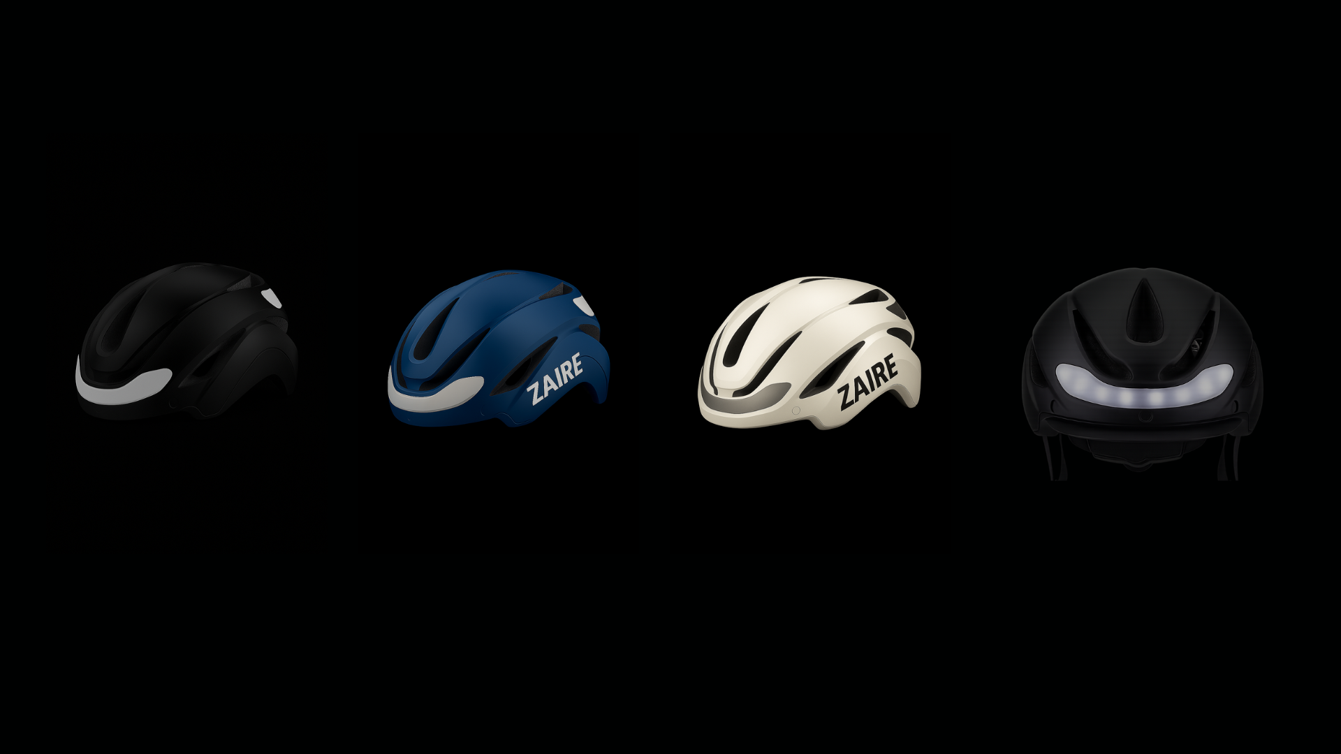 Different Zaire helmet color schemes.